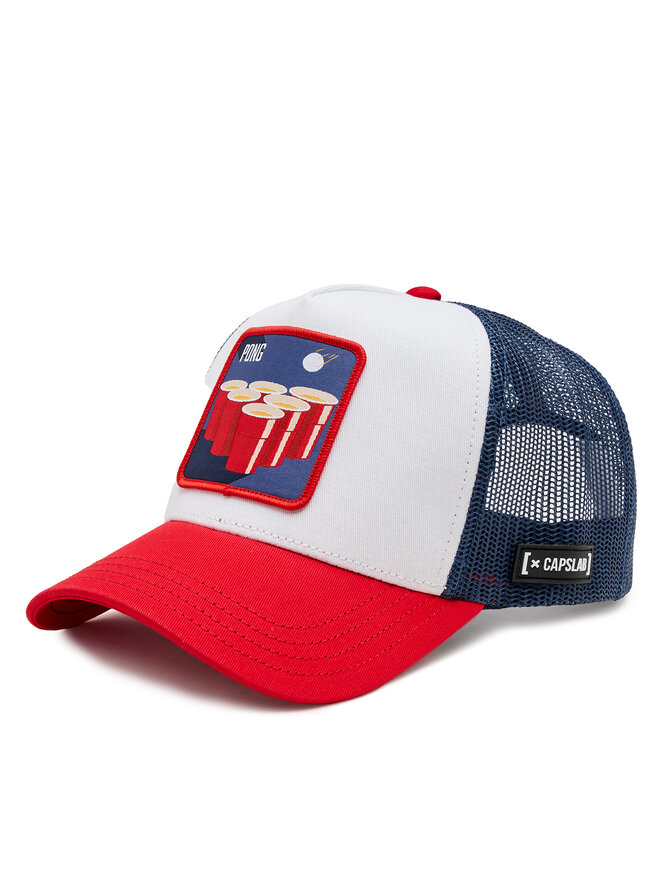 Capslab Kšiltovka Capslab Premium Capslab Trucker CL/0/1/CAS2/BE2 Bílá