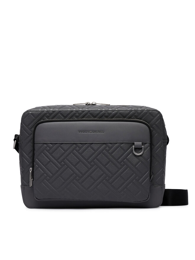 Tommy Hilfiger Umhängetasche Tommy Hilfiger Th Flag Computer Bag AM0AM14428 Grau