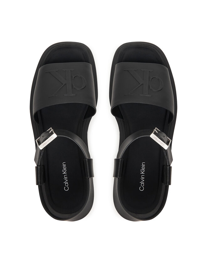 Calvin Klein Sandalen Calvin Klein Chunky Sandal Lth Mg HW0HW03131 Schwarz