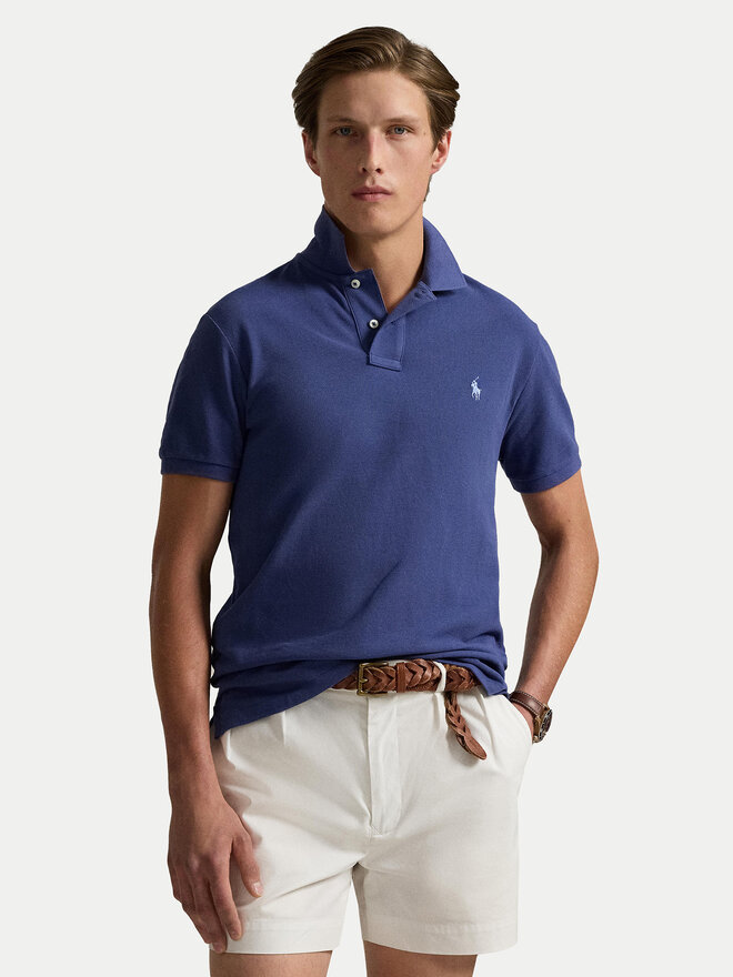 Polo Ralph Lauren Polo Ralph Lauren Поло 710536856441 Cиній Slim Fit