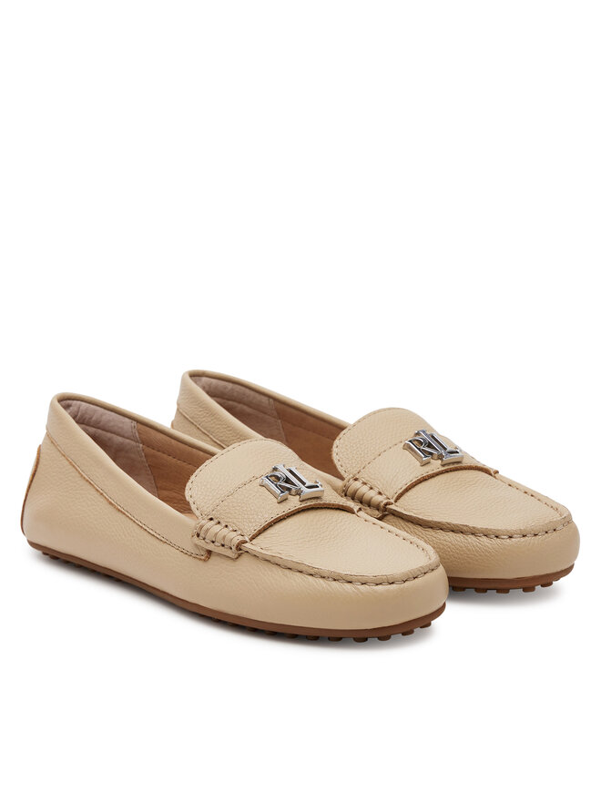 LAUREN RALPH LAUREN Mokasyny LAUREN RALPH LAUREN Barnsbury  802942768011 Beżowy