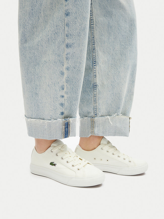 Lacoste Sneakers aus Stoff Lacoste Backcourt 7-49CFA0018 Weiß