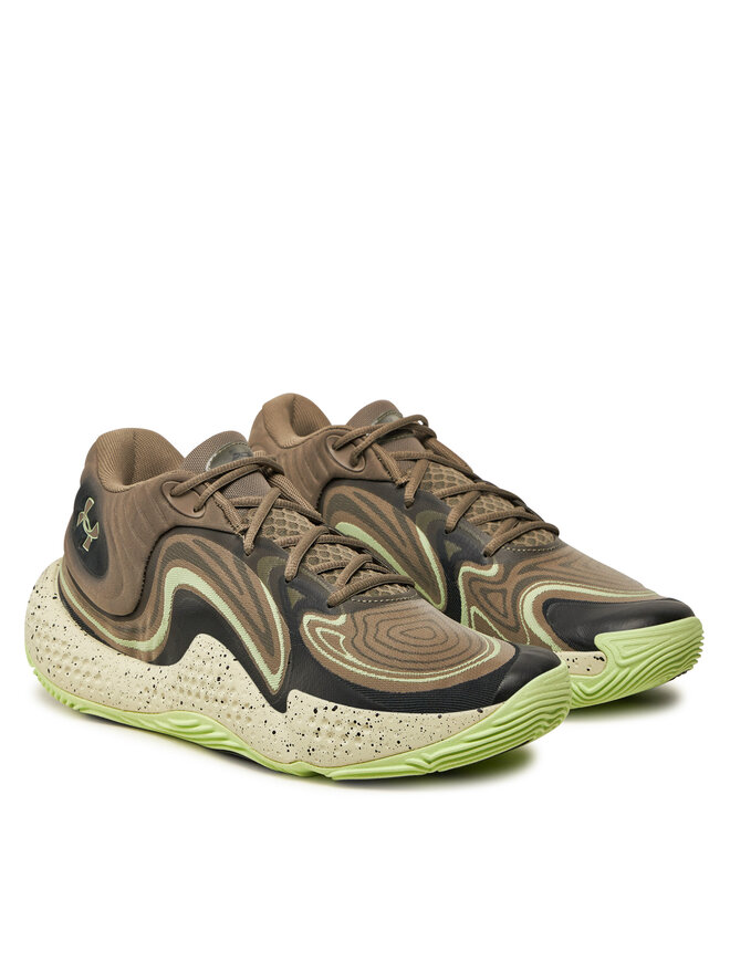 Under Armour Krepšinio batai Under Armour Ua Spawn 6 Mid Camo 3028338-200 Pilka
