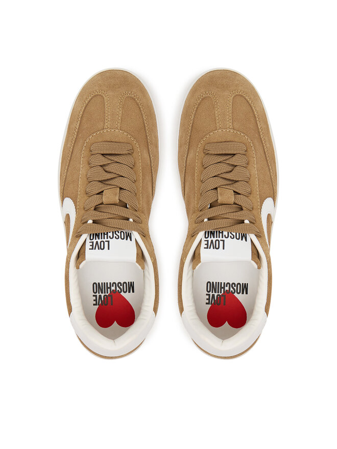 LOVE MOSCHINO Снікерcи LOVE MOSCHINO JA15112G1NIG010440 Бежевий