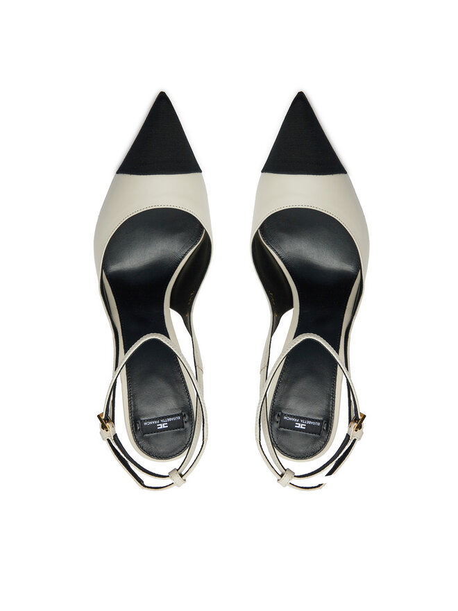 Elisabetta Franchi Босоніжки Elisabetta Franchi SA-25B-46E2-V570 Écru