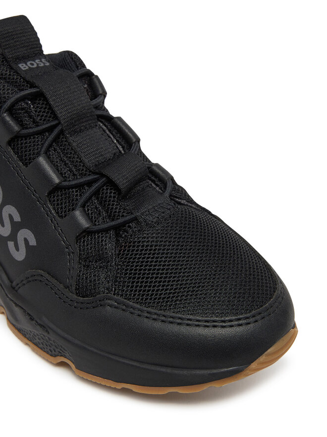 BOSS Sneakersy BOSS J51648 S Černá