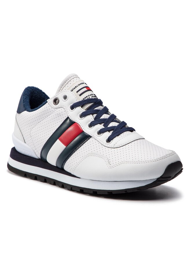 Sneakers Tommy Jeans Lifestyle Tommy Jeans Sneaker EM0EM00263 Blanc chaussures