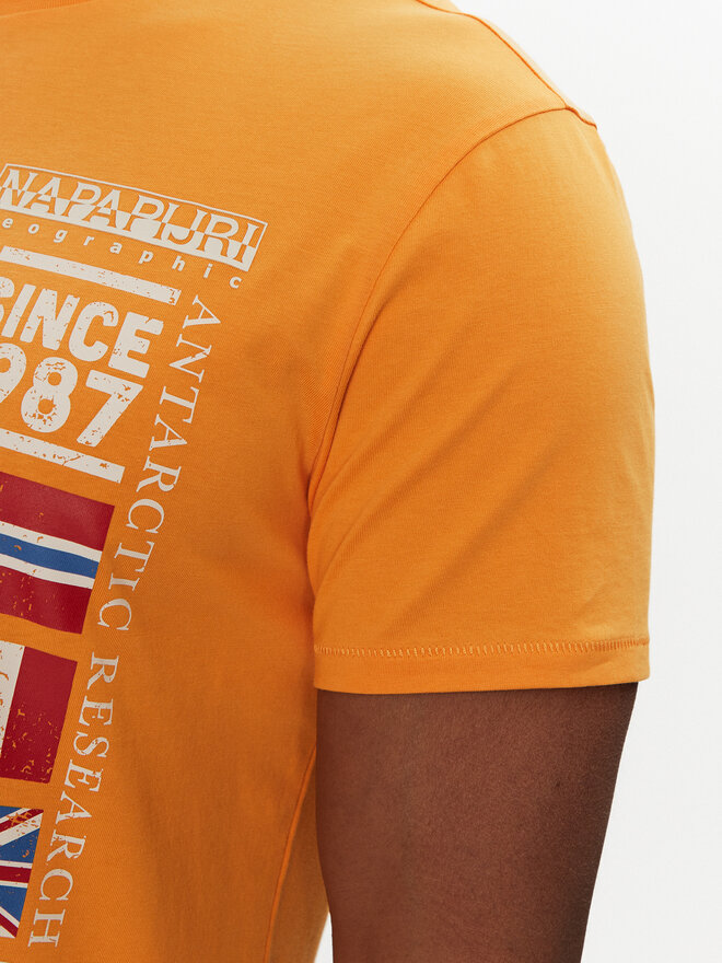 Napapijri Napapijri Camiseta S-Turin NP0A4HQG Naranja Regular Fit