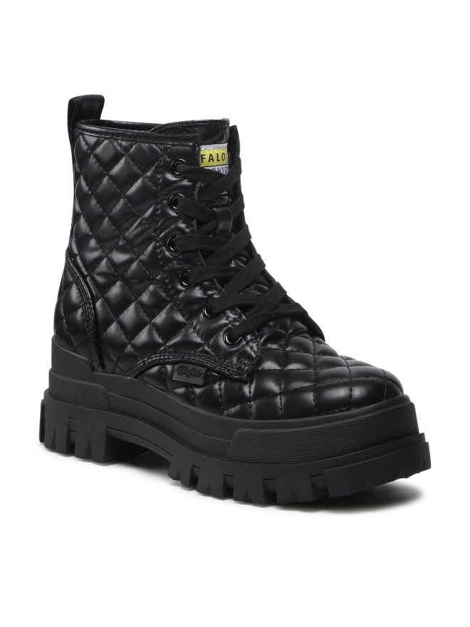 Туристически oбувки Buffalo Aspha Rld Laceup Mid 1622150 Черен | obuvki.bg