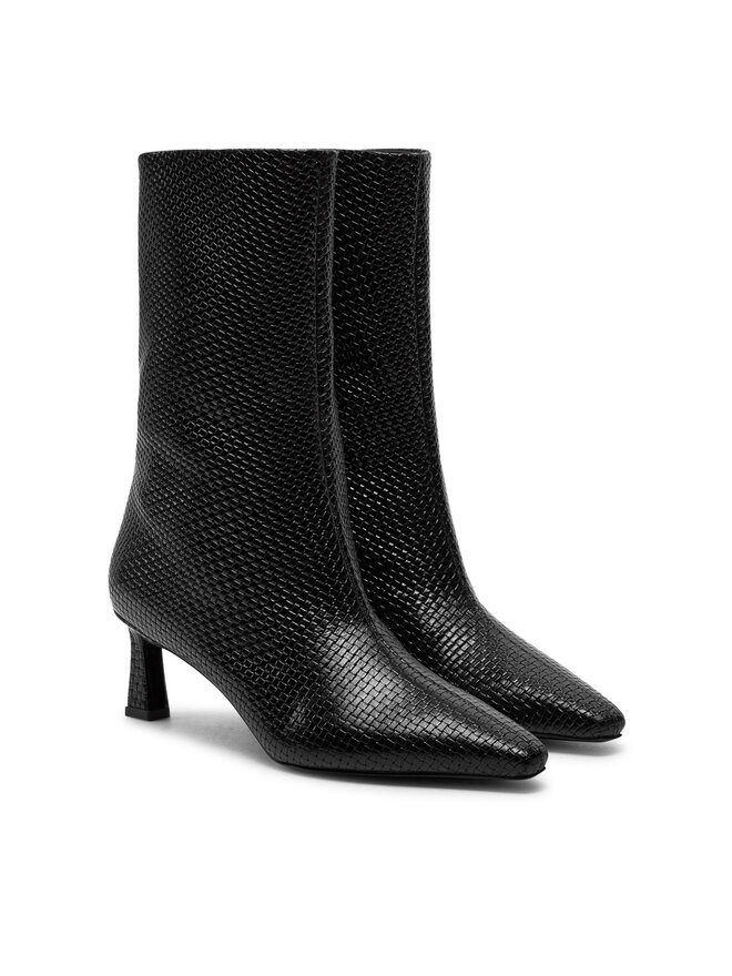 Pollini Μποτάκια Pollini SA24135C1LTK0000 Μαύρο