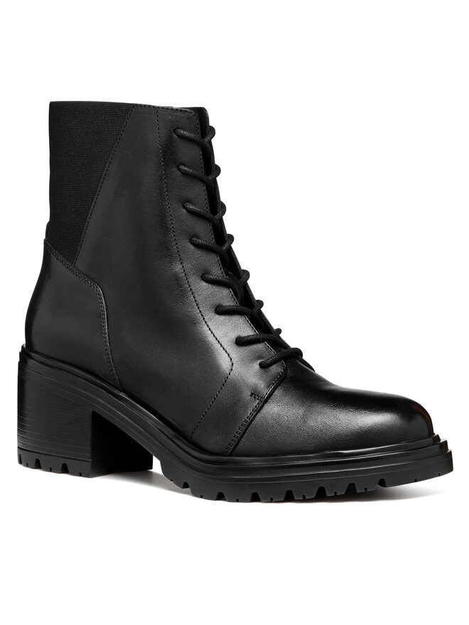 Geox Botki Geox D Damiana D46QCC 043NH C9999 Czarny