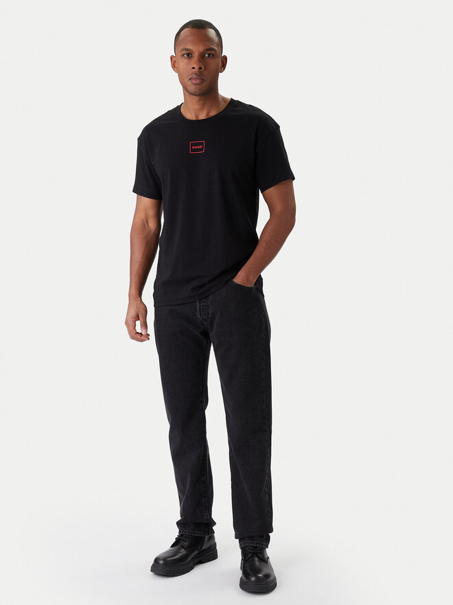 HUGO Hugo T-Shirt Laze 50525236 Schwarz Regular Fit