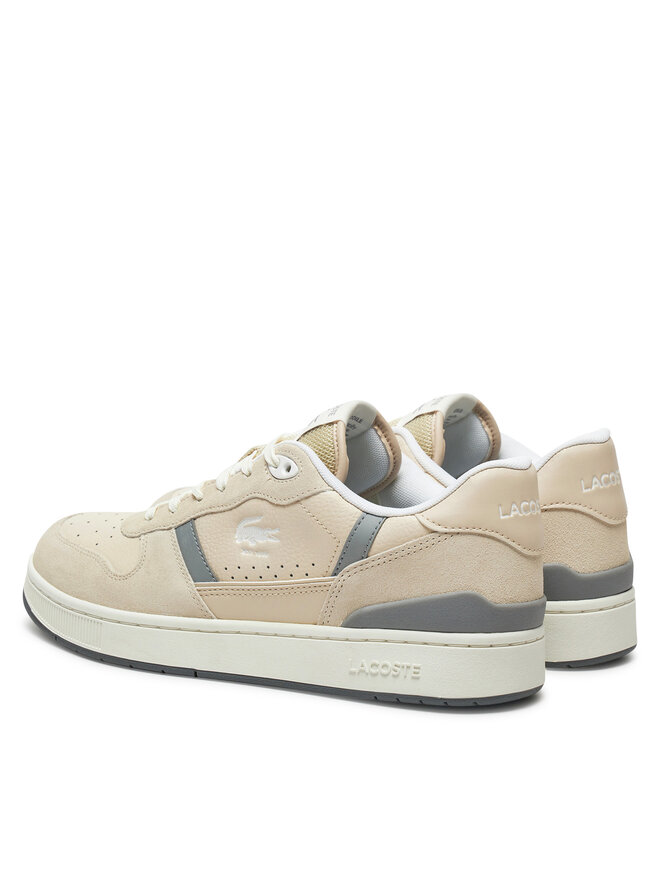 Lacoste Sneakersy Lacoste T-Clip 7-48SMA0032 Beżowy