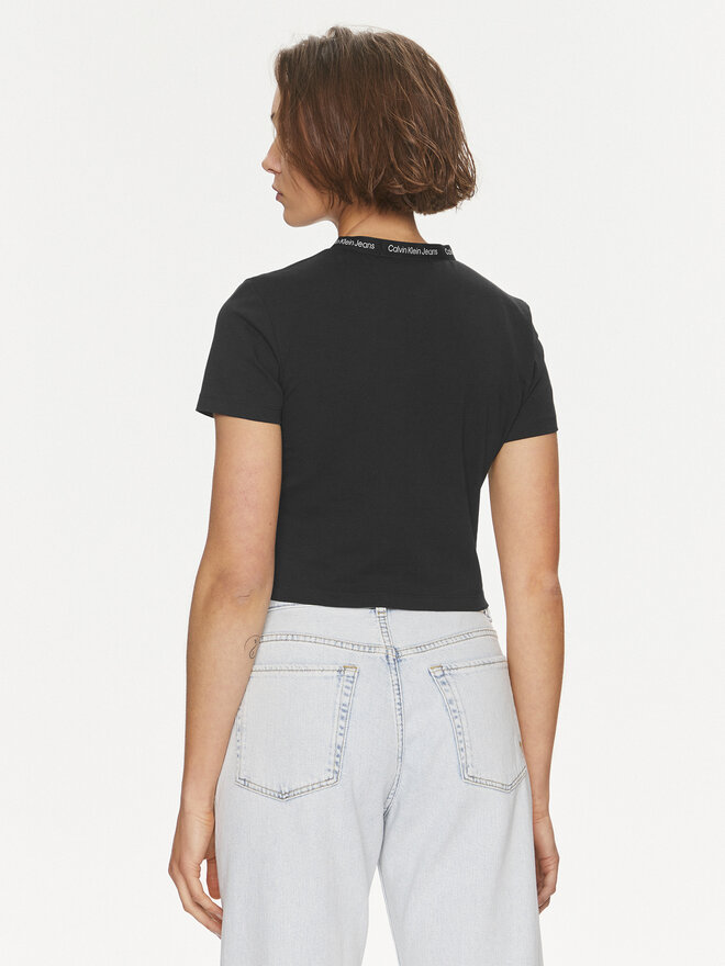 Calvin Klein Jeans Calvin Klein Jeans Marškinėliai Logo J20J223093 Juoda Slim Fit