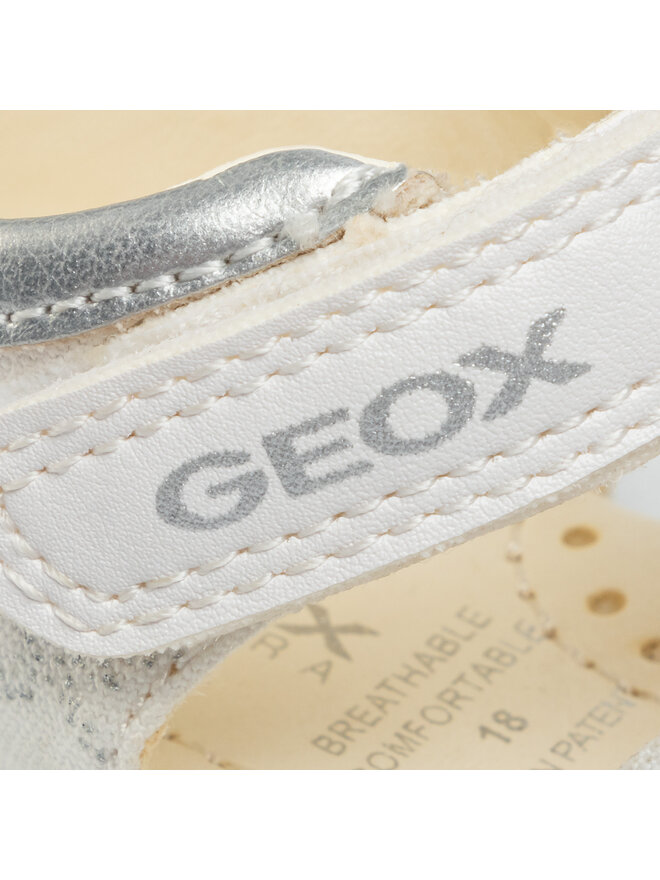 Geox Sandalen Geox B Elthan G. A B021QA 01054 C0007 Weiß