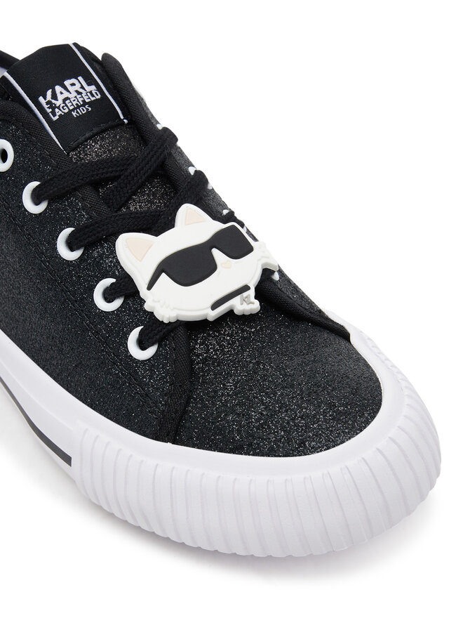 Karl Lagerfeld Kids Sneakers aus Stoff Karl Lagerfeld Kids Z30368 S Schwarz