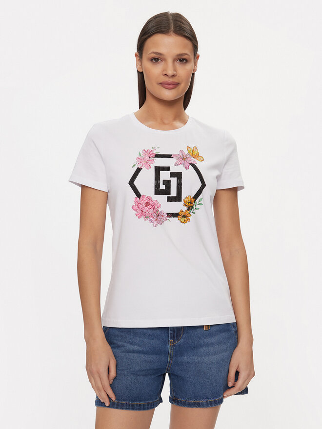 Gaudi Gaudi Camiseta 411BD64022 Blanco Regular Fit