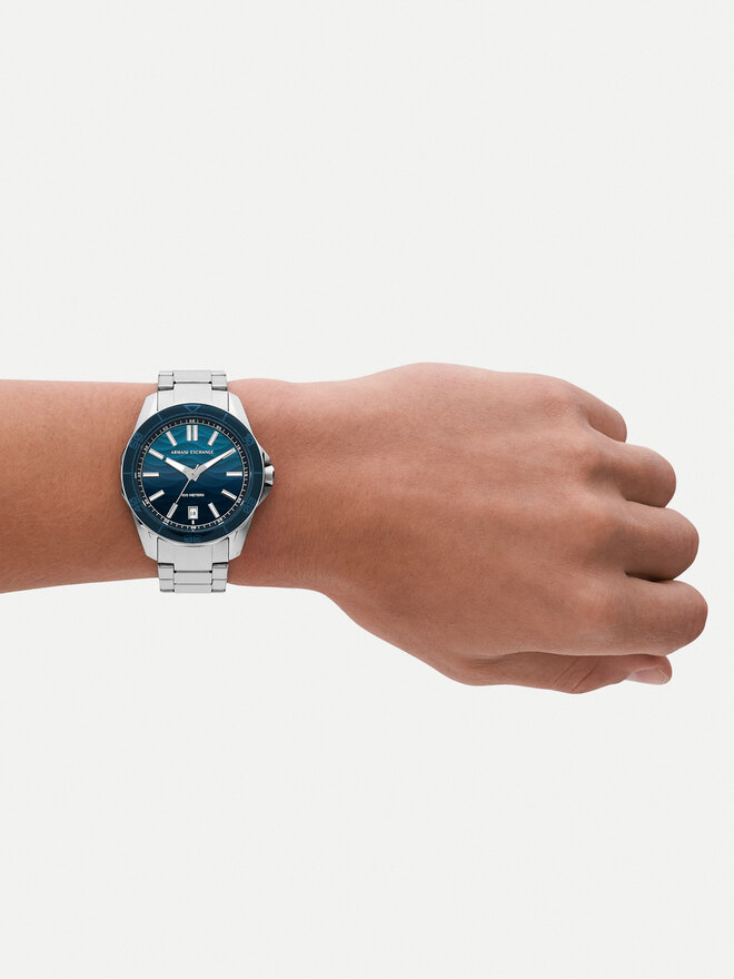 Armani Exchange Zegarek Armani Exchange Spencer AX1950 Srebrny