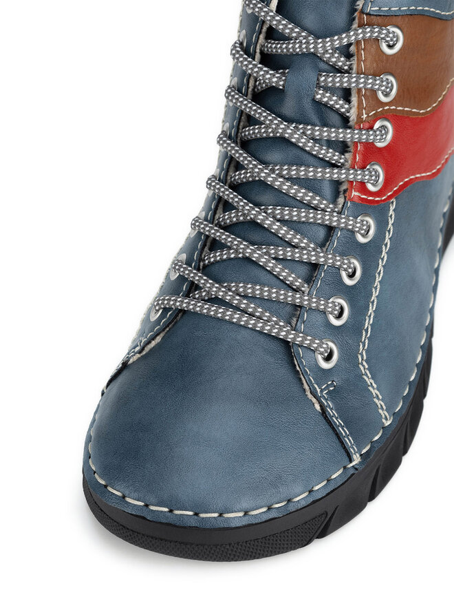Rieker Botine Rieker 55004-14 Albastru