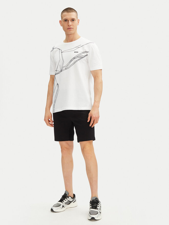 BOSS BOSS Camiseta Beetle 50542048 Blanco Regular Fit