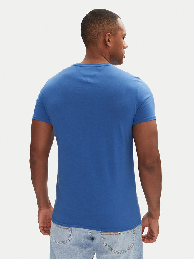 Tommy Jeans Tommy Jeans Marškinėliai DM0DM04411 Mėlyna Slim Fit