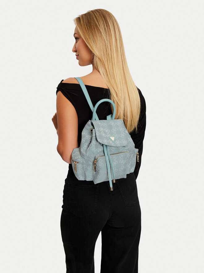 Guess backpack blue best sale