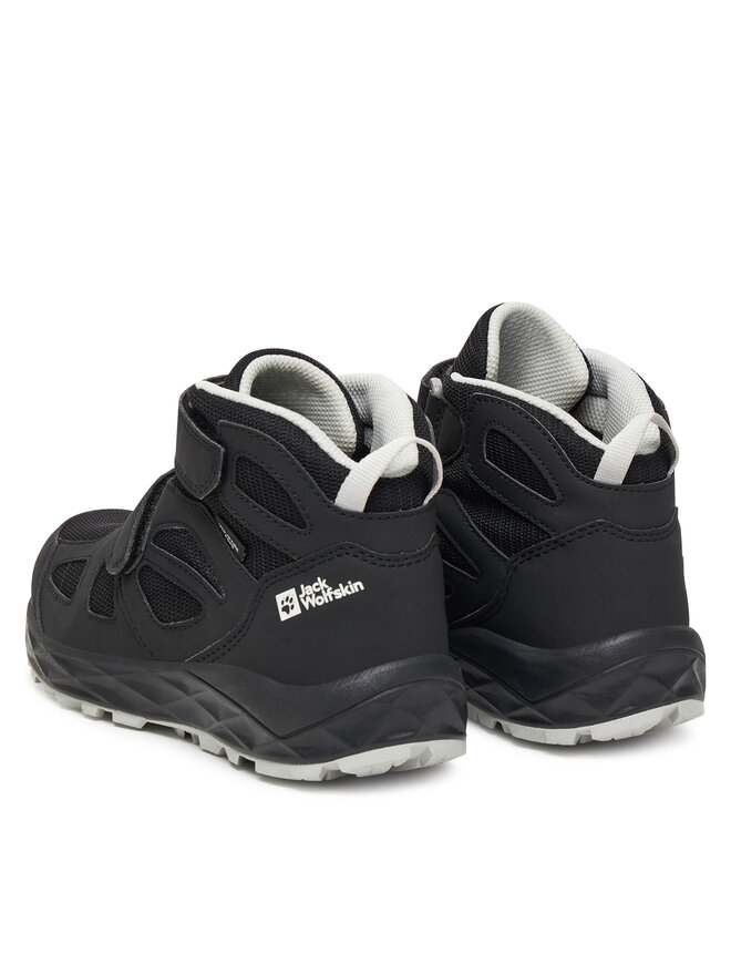 Jack Wolfskin Sneakersy Jack Wolfskin Woodland 2 Texapore Mid Vc A64865 Černá