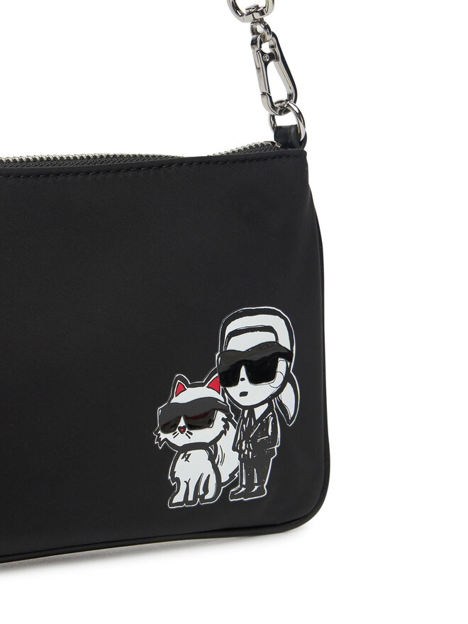 KARL LAGERFELD Ročna torba KARL LAGERFELD A2W32019 Črna