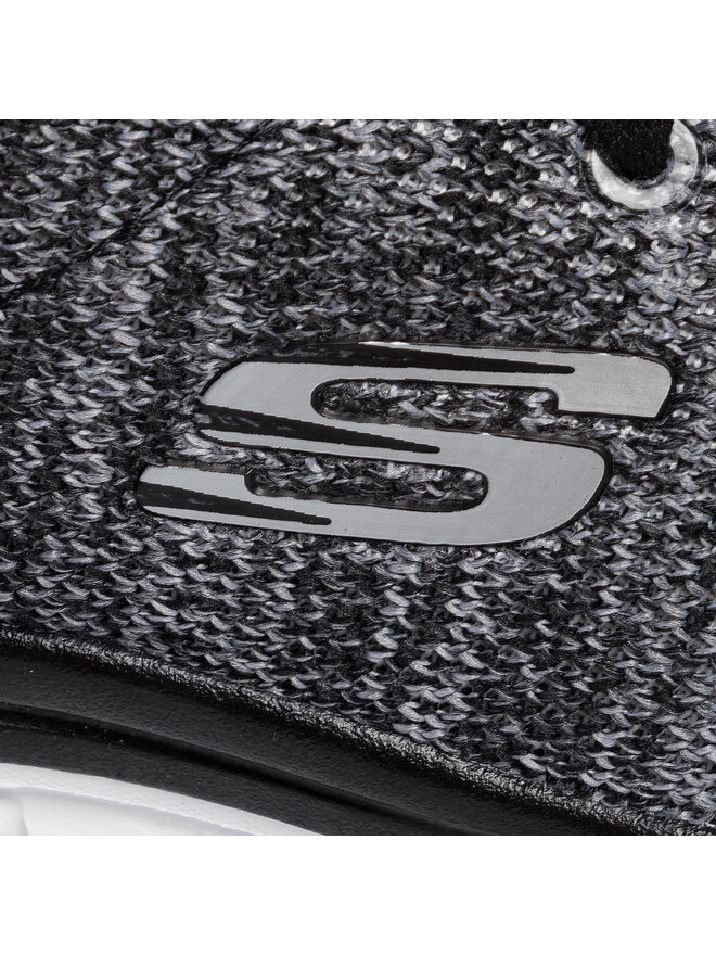 Skechers Sneakersy Skechers Twisted Fortune 12614/BKW Šedá