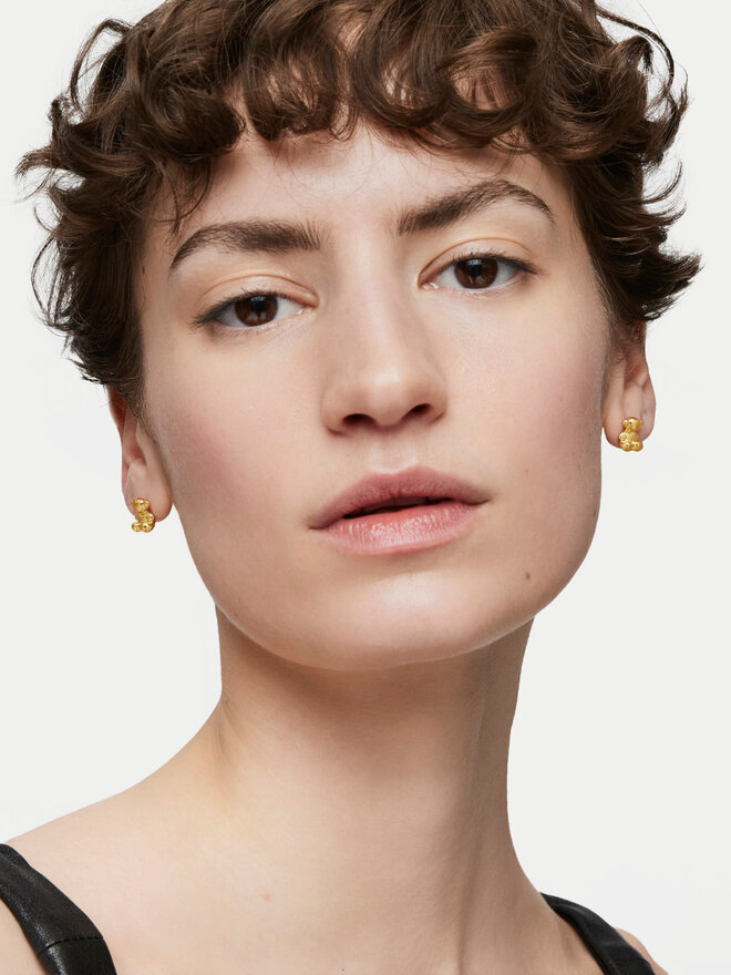 TOUS Сережки TOUS Bold Bear 1004195400 Золотий