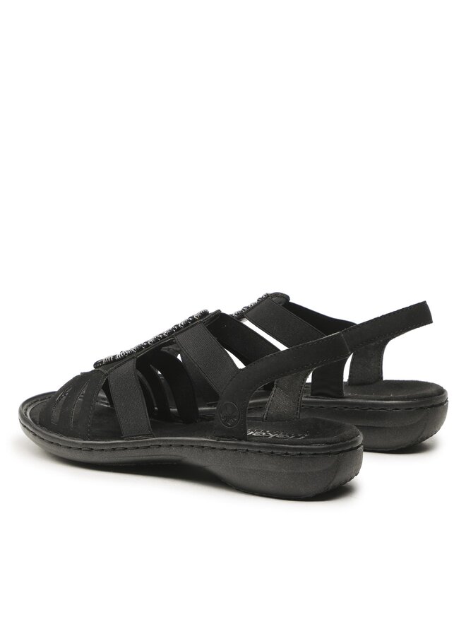 Rieker Sandalen Rieker 60806-00 Schwarz