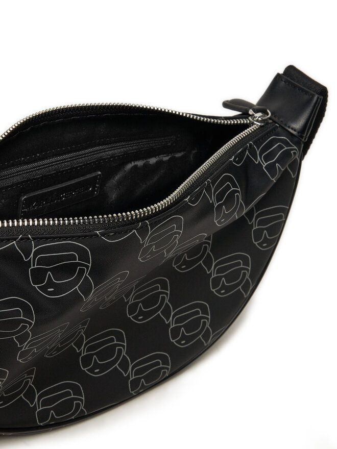 KARL LAGERFELD Ročna torba KARL LAGERFELD A1W30386 Črna
