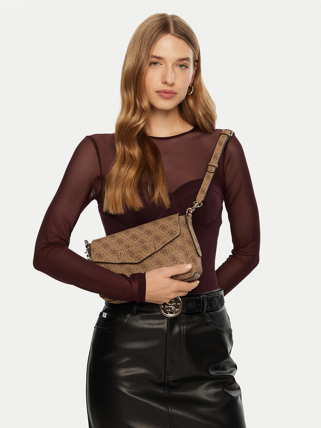 Guess Τσάντα Guess HWEBG8 39019 Μπεζ