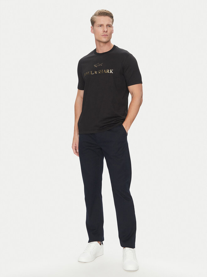 Paul&Shark Paul&Shark Camiseta C0P1239 Negro Regular Fit