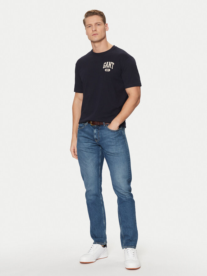 Gant Gant Majica 2003292 Mornarsko modra Regular Fit