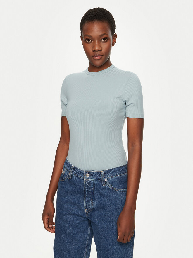 Calvin Klein Calvin Klein Camiseta K20K208052 Celeste Slim Fit