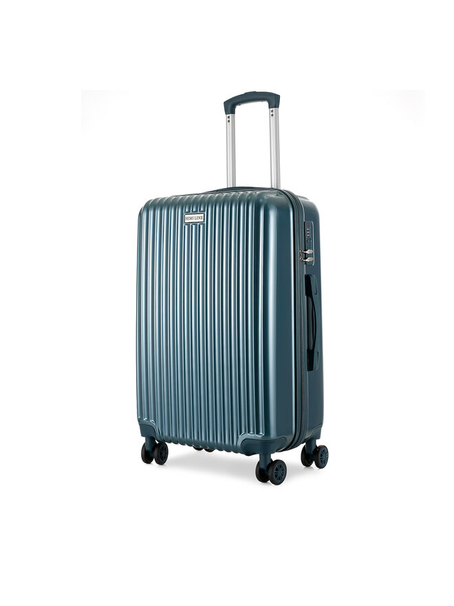 Semi Line Μεσαία Βαλίτσα Semi Line T5955-2 Σκούρο μπλε