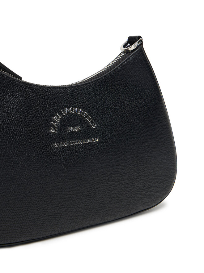 KARL LAGERFELD Ročna torba KARL LAGERFELD A3W30316 Črna