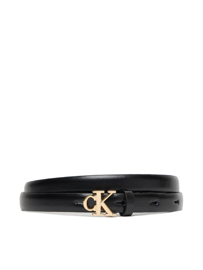 Calvin Klein Ζώνη Γυναικεία Calvin Klein Ck Buckle 15Mm Fixed Belt LV04F7055G Μαύρο