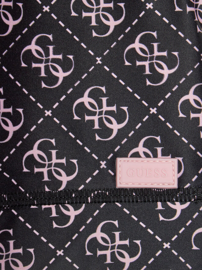 Guess Guess Τοπ J4RI36 MC01P Μαύρο Slim Fit