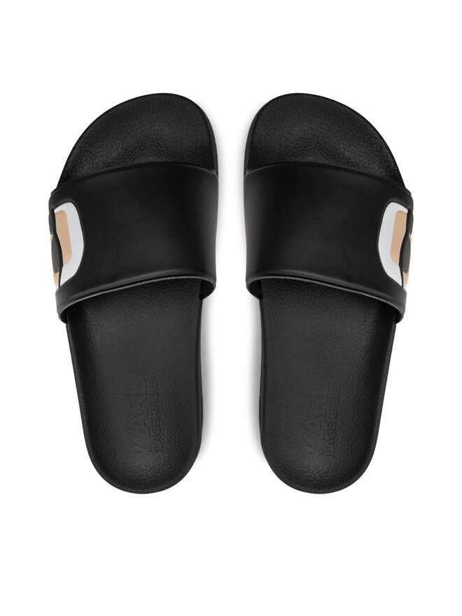 KARL LAGERFELD Klapki KARL LAGERFELD KL88808N Czarny