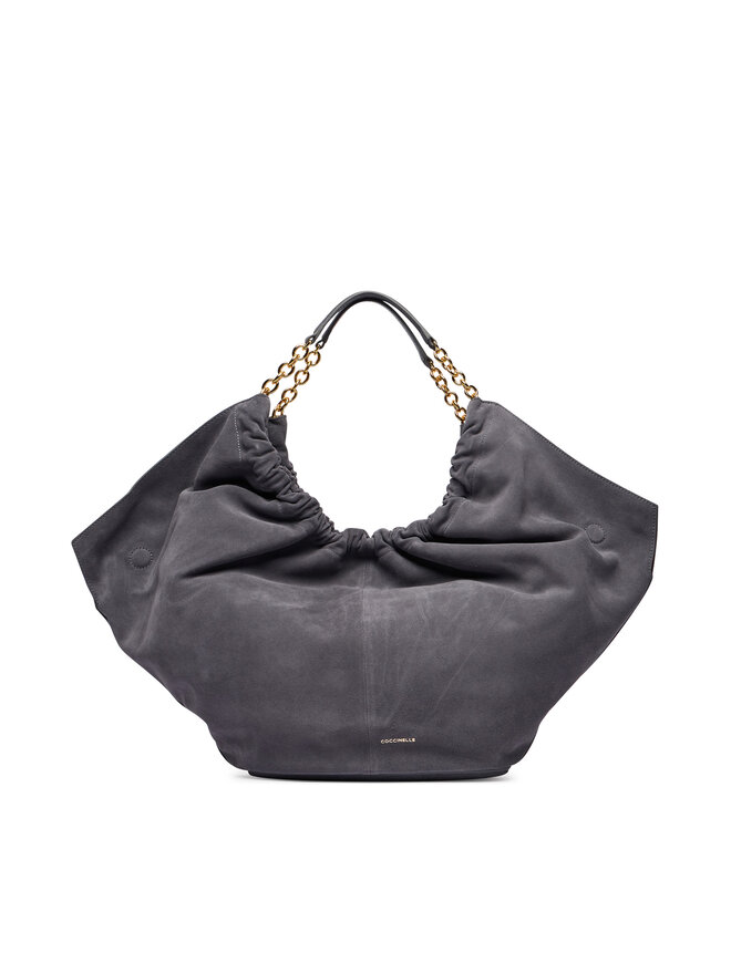 Coccinelle Handtasche Coccinelle U5F Coccinellesmash Suede Bim E1 U5F 11 01 01 Grau