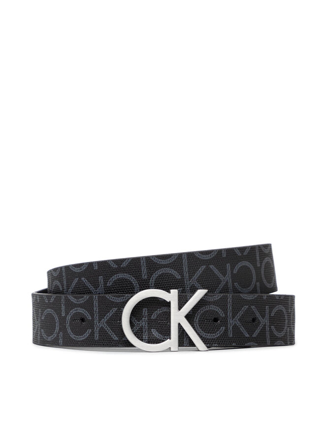 Ceinture femme Calvin Klein Ck Mono Belt 3Cm K60K606446 Noir chaussures