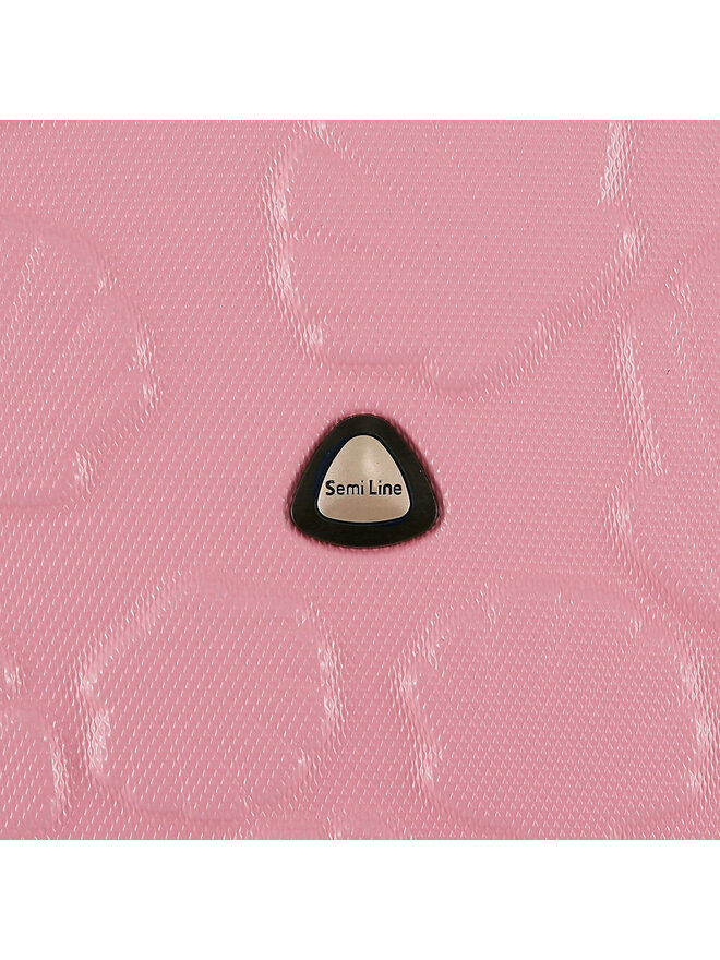 Semi Line Maleta de cabina Semi Line T5697-1 Rosa