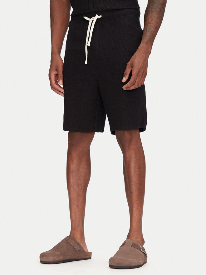 Jack&Jones Jack&Jones Σετ πλουζάκι polo και σορτς Slington 12281841 Μαύρο Relaxed Fit