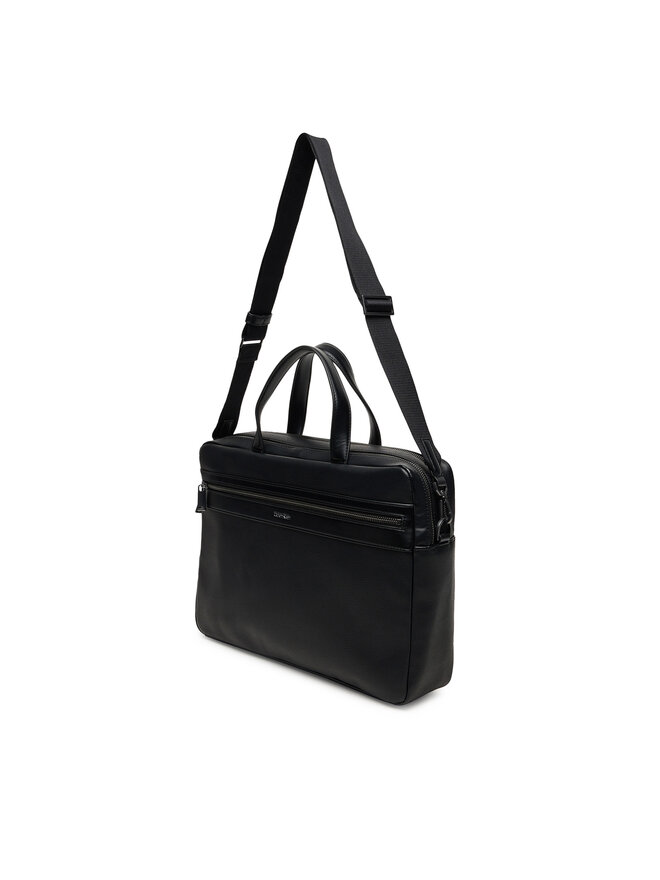 Calvin Klein Brašna na notebook Calvin Klein Zip Commuter Bag LV04D3263G Černá