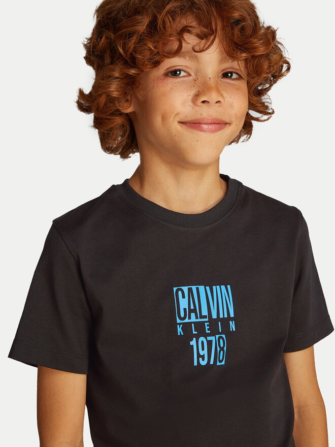 Calvin Klein Jeans Calvin Klein Jeans Футболка Good Level IB0IB02456 Чорний Regular Fit