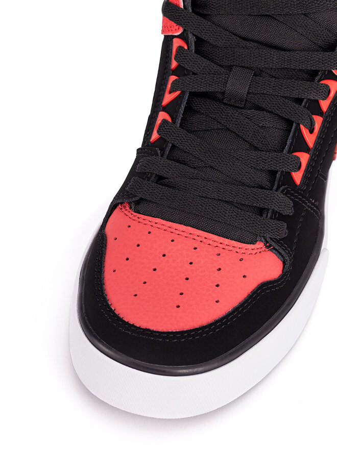 DC Sneakersy DC PURE HIGH-TOP WC ADYS400043-FWB Červená