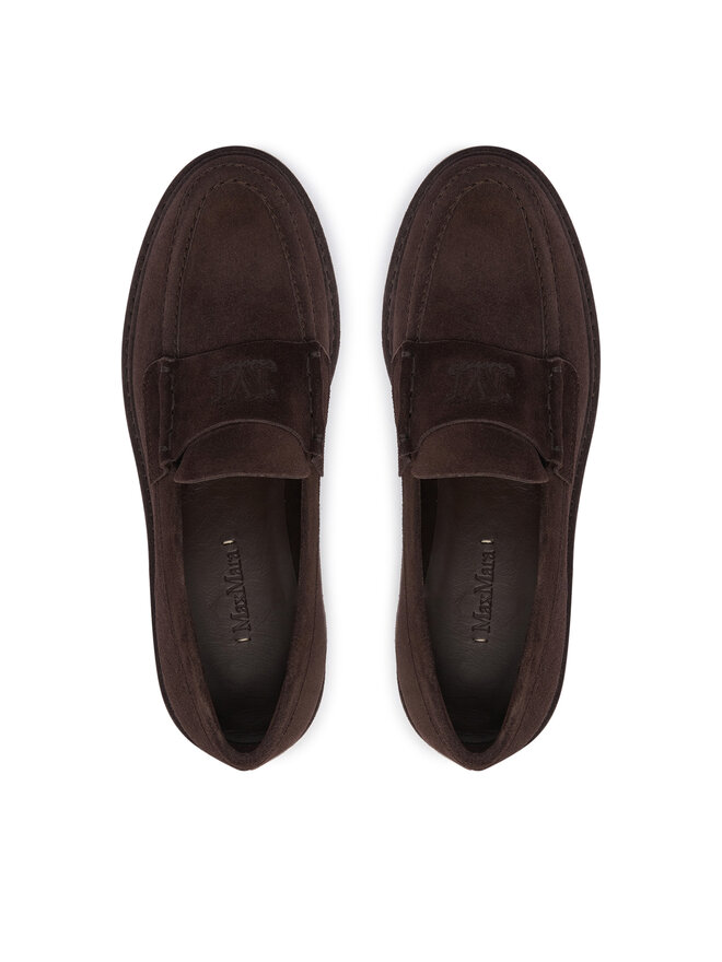 Max Mara Slipper Max Mara Mxaafelio 2624526032600 Dunkelbraun