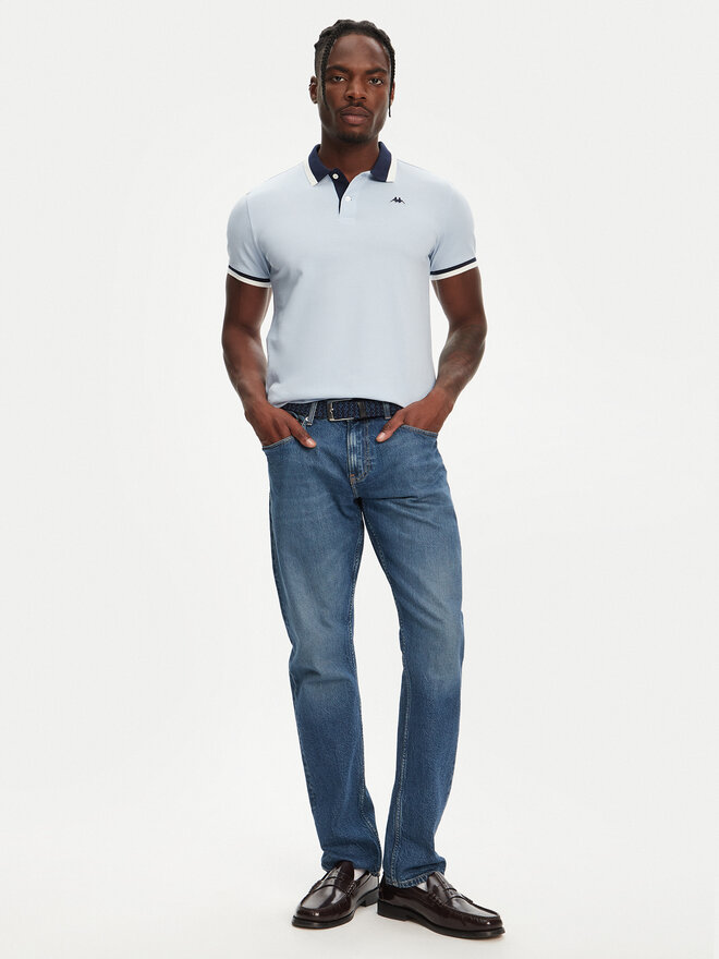 Robe di Kappa Robe di Kappa Поло Atsushi 611255W Голубий Slim Fit